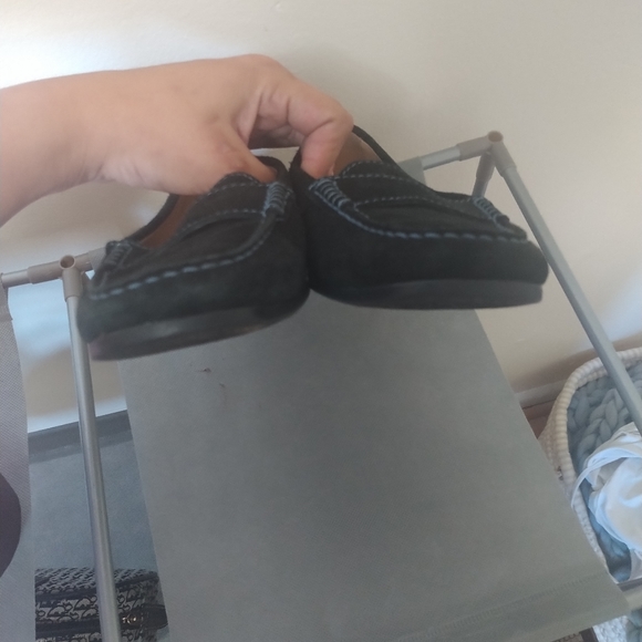 Tod's Black Suede Gommino Driving Loafers size 37 - Picture 3 of 14